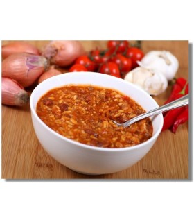 Chili con carne liofilizado
