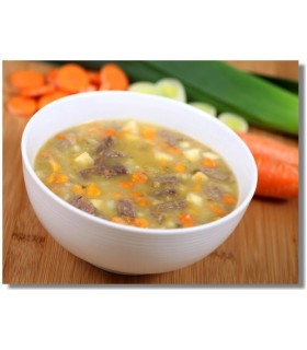 Sopa de carne liofilizada