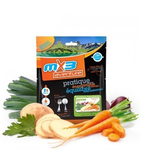 Sopa de verduras liofilizada