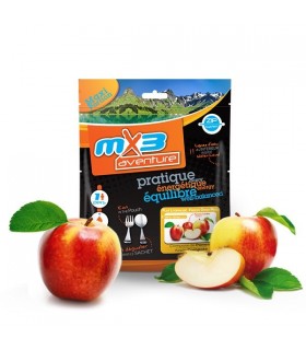 Compota de manzana liofilizada