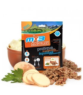 Pastel de carne liofilizado