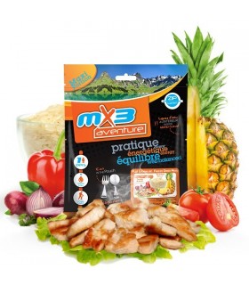 Pollo agridulce liofilizado