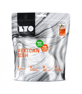 Plato mexicano liofilizado ración grande
