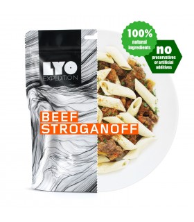 Ternera Stroganoff liofilizada