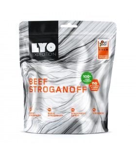 Ternera Stroganoff liofilizada ración grande