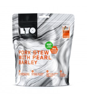 Guiso de cerdo con cebada perlada liofilizado ración grande