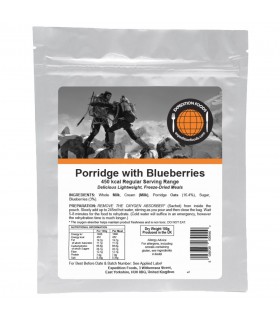Avena con arándanos liofilizado