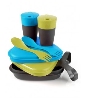 Pack'N Eat Kit Lima/Azul Cian