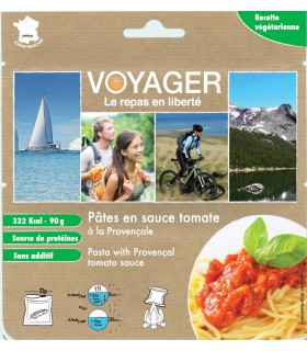 Pasta con salsa de tomate provenzal liofilizada