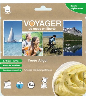 Puré de patatas con queso liofilizado