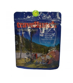 Arroz con carne de ternera y salsa a la pimienta liofilizado