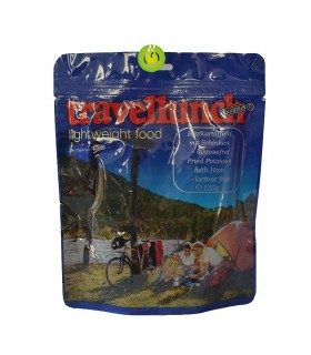 Jamón y patatas fritas liofilizado