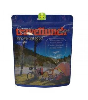 Sopa de pollo con fideos liofilizada doble ración